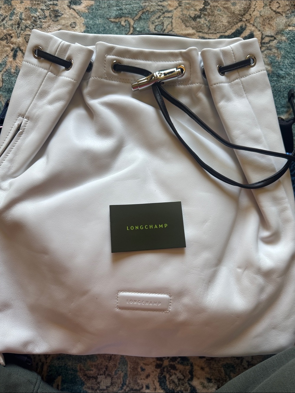 Longchamp Leather drawstring
